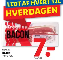 Lidl Bacon tilbud