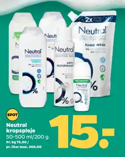 Netto Neutral kropspleje tilbud