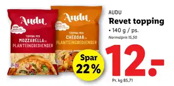 Lidl Revet topping tilbud