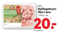 Lidl Kyllingebrystfilet i tern tilbud