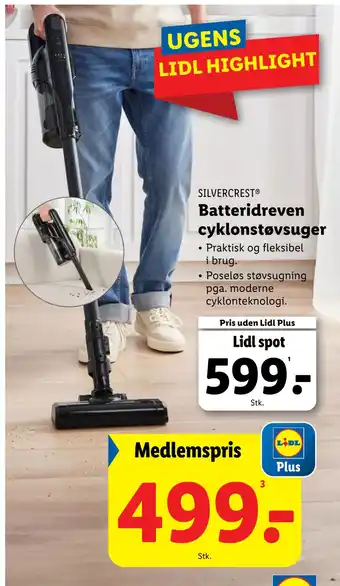 Lidl Batteridreven cyklonstøvsuger tilbud