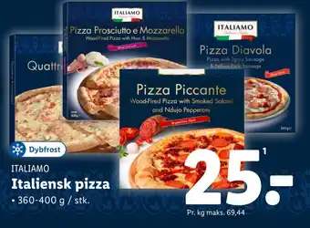 Lidl Italiensk pizza tilbud