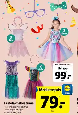 Lidl Fastelavnskostume tilbud