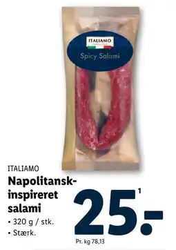 Lidl Napolitanskinspireret salami tilbud