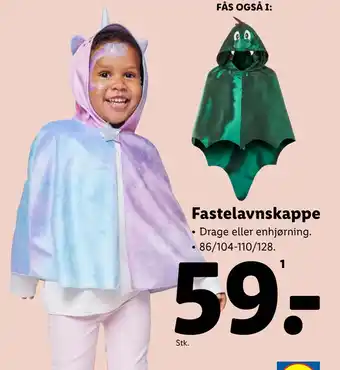 Lidl Fastelavnskappe tilbud