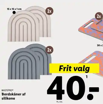 Lidl Bordskåner af silikone tilbud