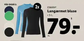 Lidl Langærmet bluse tilbud