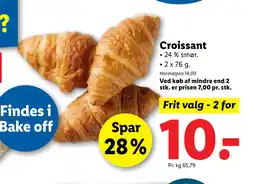 Lidl Croissant tilbud