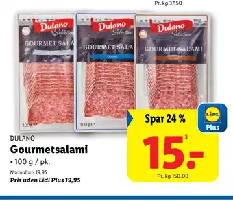 Lidl Gourmetsalami tilbud