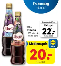 Lidl Ribena tilbud