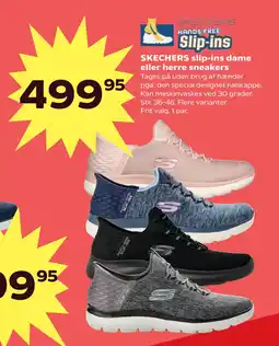 SuperBrugsen SKECHERS slip-ins dame eller herre sneakers tilbud