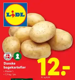 Lidl Danske bagekartofler tilbud