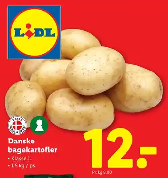 Lidl Danske bagekartofler tilbud