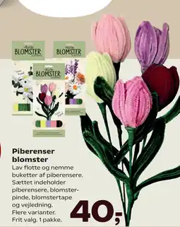 SuperBrugsen Piberenser blomster tilbud