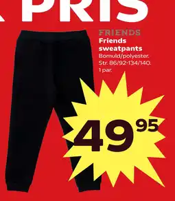 SuperBrugsen Friends sweatpants tilbud