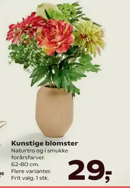 SuperBrugsen Kunstige blomster tilbud