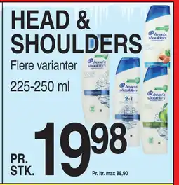 ABC Lavpris HEAD & SHOULDERS tilbud