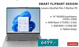 CBC Lenovo IdeaPad Flex 5 Bærbar PC tilbud