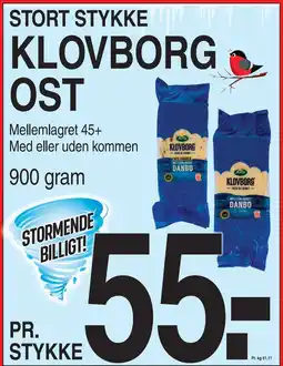 ABC Lavpris KLOVBORG OST tilbud