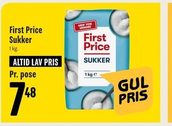 Min Købmand First Price Sukker tilbud