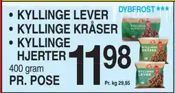 ABC Lavpris KYLLINGE LEVER • KYLLINGE KRÅSER • KYLLINGE HJERTER tilbud