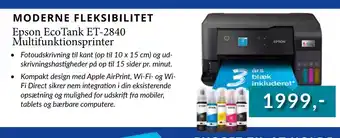 CBC Epson EcoTank ET-2840 Multifunktionsprinter tilbud