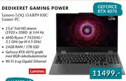 CBC Lenovo LOQ 15ARP9 83JC Gamer PC tilbud