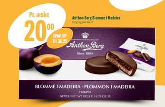 Min Købmand Anthon Berg Blomme i Madeira tilbud