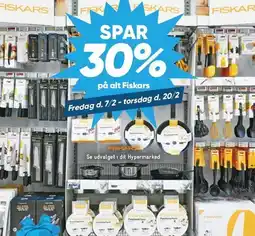 Bilka SPAR 30% på alt Fiskars tilbud