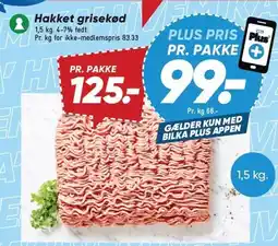 Bilka Hakket grisekød tilbud