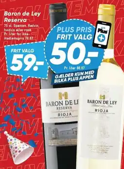 Bilka Baron de Ley Reserva tilbud