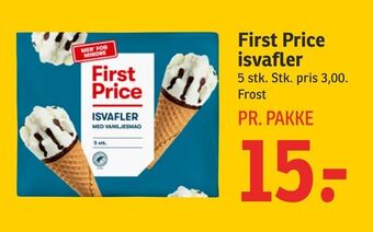 SPAR First Price isvafler tilbud