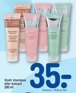 REMA 1000 Stuhr shampoo eller balsam 200 ml tilbud