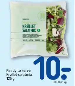 REMA 1000 Ready to serve Krøllet salatmix 125 g tilbud