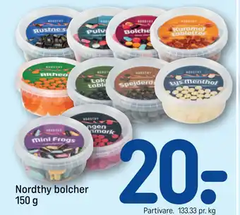 REMA 1000 Nordthy bolcher 150 g tilbud