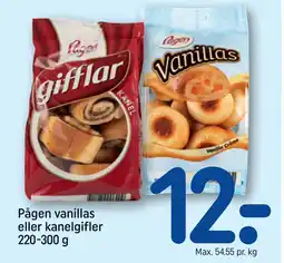 REMA 1000 Pågen vanillas eller kanelgifler 220-300 g tilbud