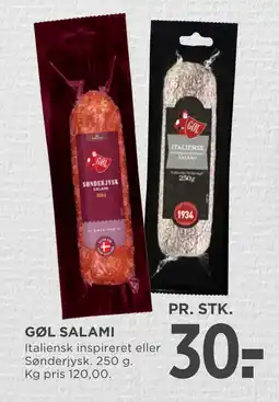 MENY GØL SALAMI tilbud