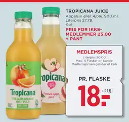 MENY TROPICANA JUICE tilbud