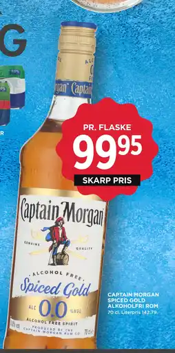 MENY CAPTAIN MORGAN SPICED GOLD ALKOHOLFRI ROM tilbud