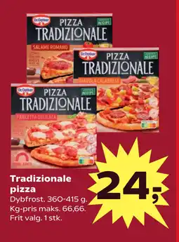 Kvickly Tradizionale pizza tilbud