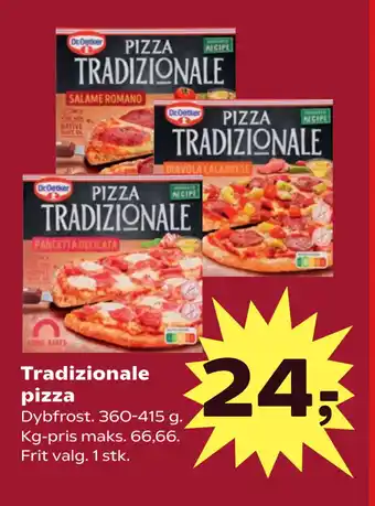 Kvickly Tradizionale pizza tilbud