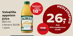 Kvickly Valsølille appelsin juice tilbud