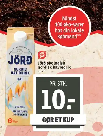 Jörð økologisk nordisk havredrik