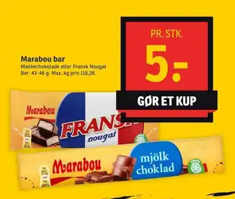 SPAR Marabou bar tilbud