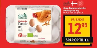 SPAR Grøn Balance danske økologiske æg tilbud