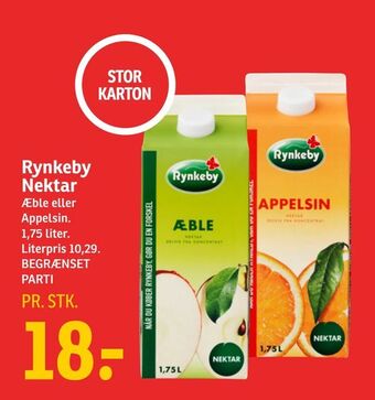 SPAR Rynkeby Nektar tilbud