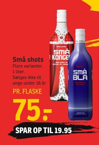SPAR Små shots tilbud