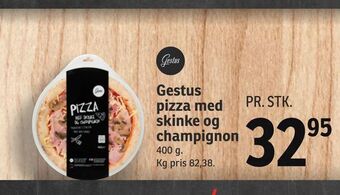 SPAR Gestus pizza med skinke og champignon tilbud