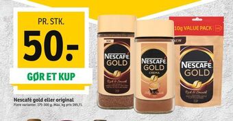 Nescafé gold eller original