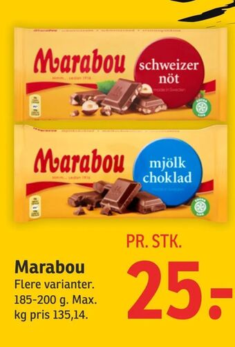 SPAR Marabou tilbud